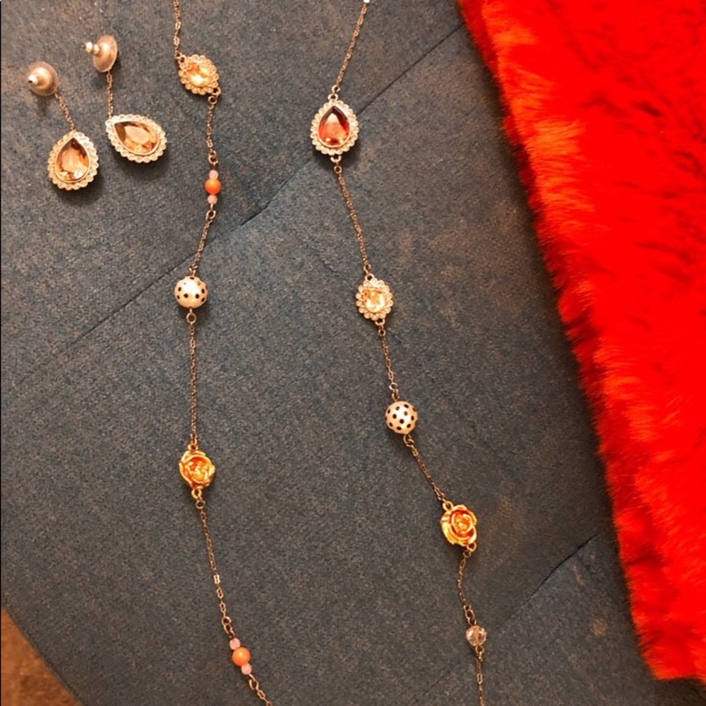 Swarovski Necklace and Earring Set